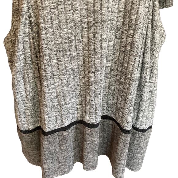 Robbie Bee Gray Cowl Neck Sweater Dress Knee Length Lagenlook Sz XL Career Fall - Picture 5 of 12